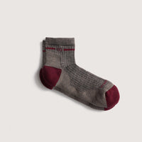 Women's Single Stripe Cushioned Quarter Socks