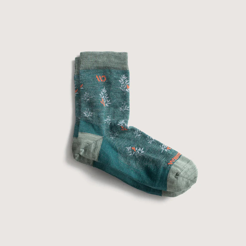 Women's Foliage Lightweight Micro Crew Socks