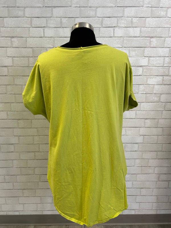 Lime Green Signature Tee - Cynthia Ashby