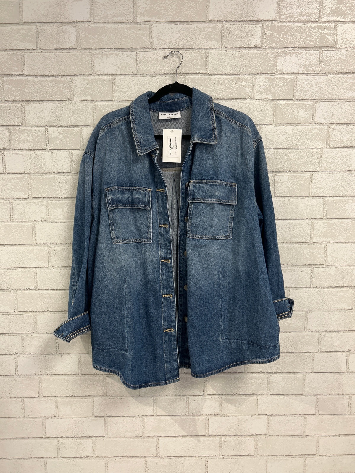 Patch Pocket Denim Jacket - Lane Bryant