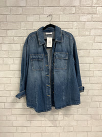 Patch Pocket Denim Jacket - Lane Bryant