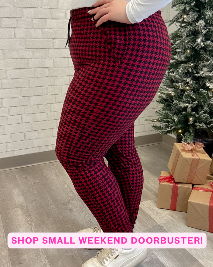 Buttery Soft Joggers | Houndstooth