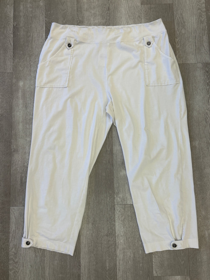 White Patch Pocket Pant - Neon Buddha
