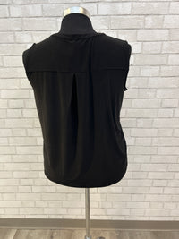 Black 2 Pocket Zipper Tank - Anne Klein (NWT)