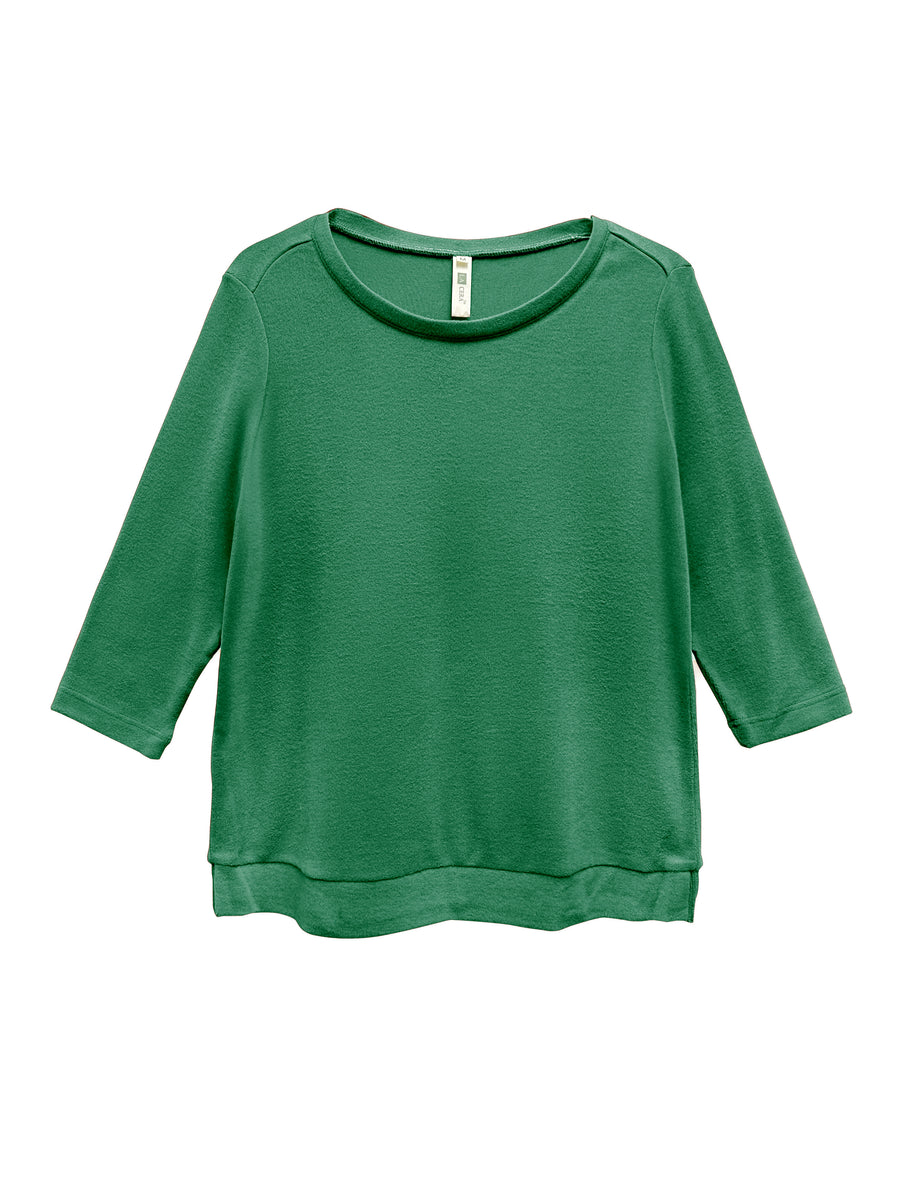 Comfort Luxe Crew Neck Tee | Malachite