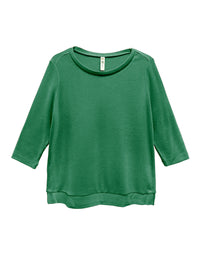 Comfort Luxe Crew Neck Tee | Malachite
