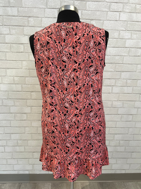 Coral Paisley Sleeveless Dress - Michael Kors