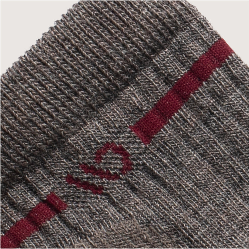 Women's Single Stripe Cushioned Quarter Socks