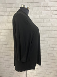 Black V-Neck Top - Alembika