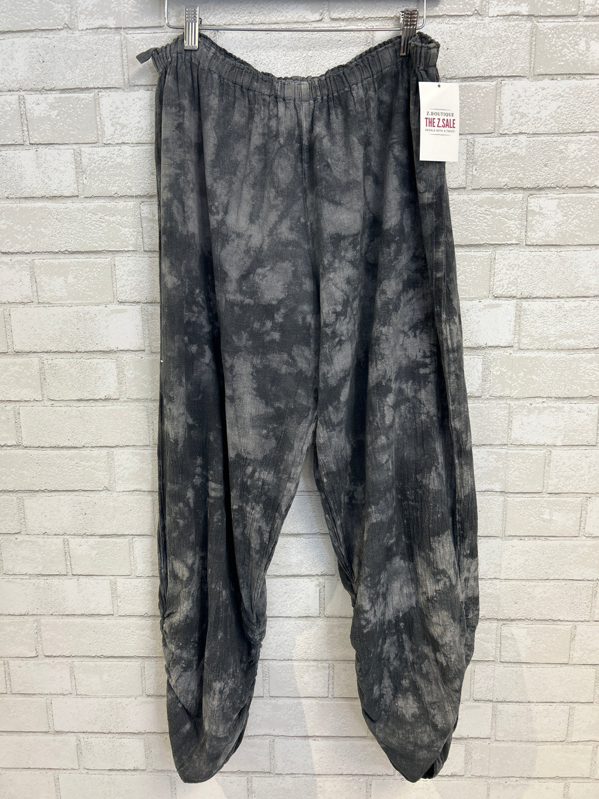 Washed Black Pants - Oh My Gauze