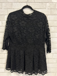 Black Lace Top - Kiyonna