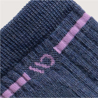 Women's Single Stripe Cushioned Quarter Socks