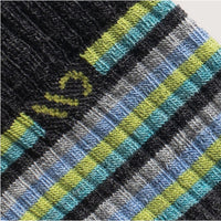 Women's Multi Stripe Cushioned Micro Crew Socks