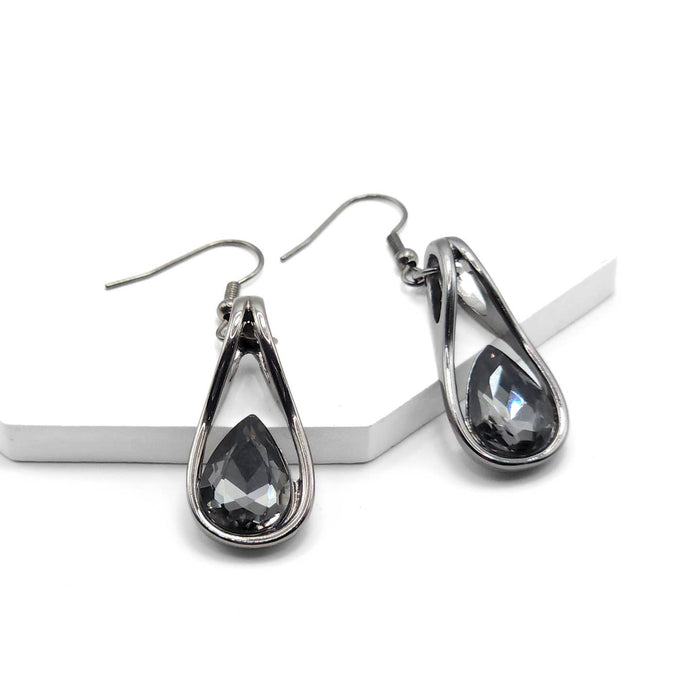 Twilight Embrace Hematite Earrings