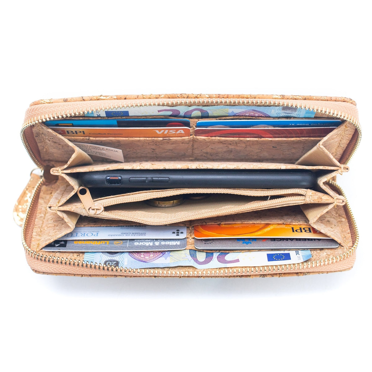 Cork Quilted Wallet