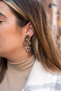 Florence Earrings | Hickory Brown