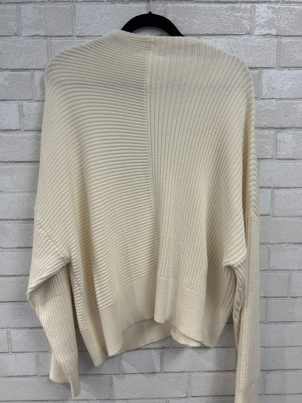 Cream Mock Neck Sweater (NWT) - Haven