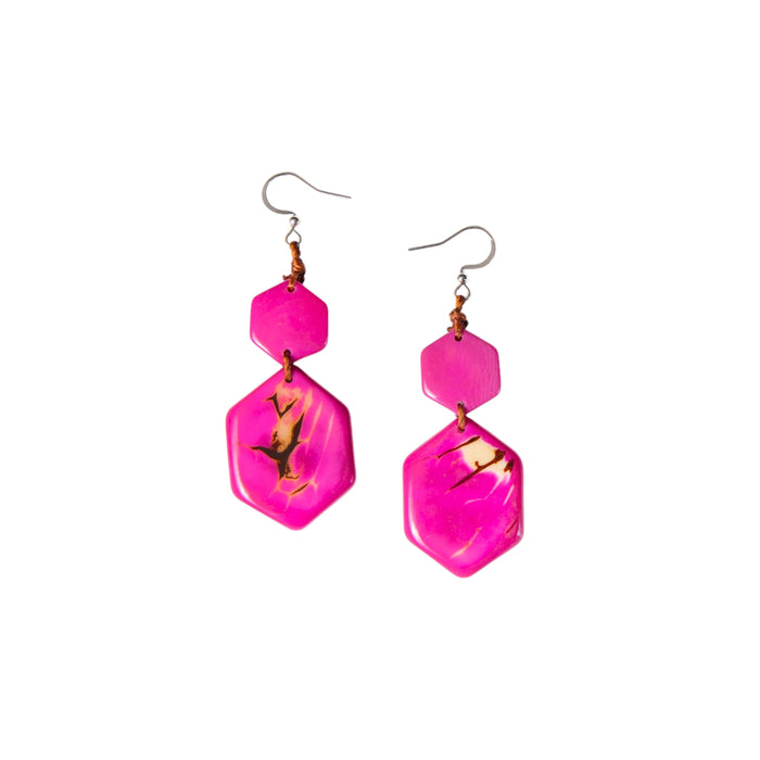 Delfi Earrings | Fuchsia