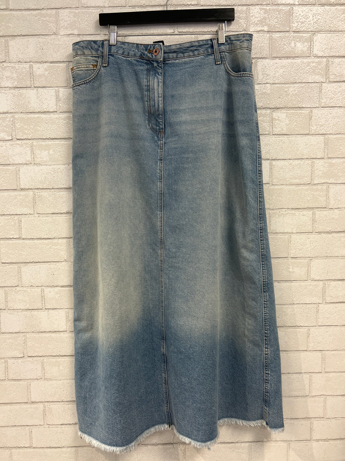 Denim Maxi Skirt - Collusion