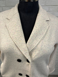 Speckled Sweatshirt Jacket - Michelle Mae
