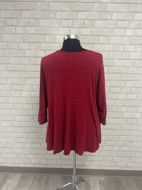 Red Striped Tunic - Heartstring