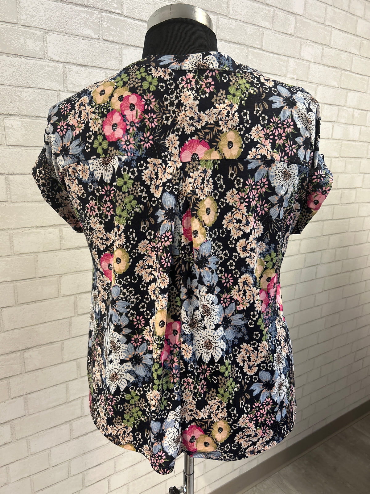 Navy Floral Dear Scarlett Top
