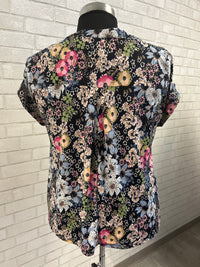 Navy Floral Dear Scarlett Top