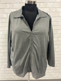 Grey Zip Up - Liz Claiborne