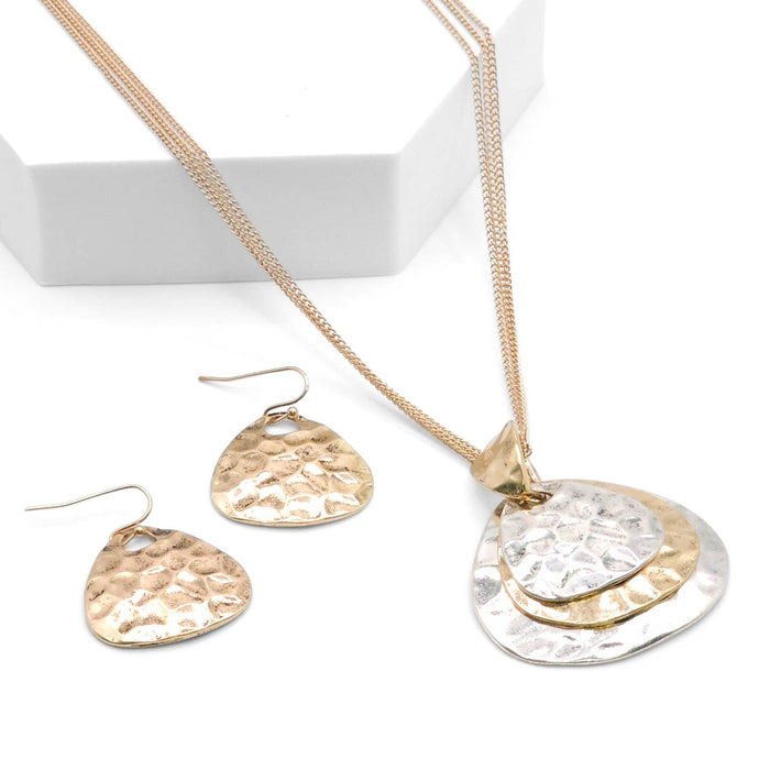 Eclipse Crescent Necklace Set