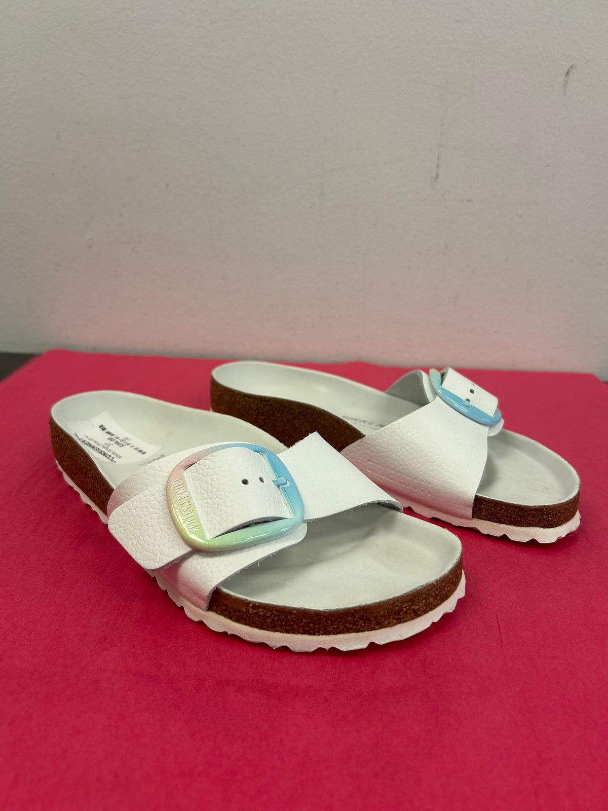 White Single Strap Birks