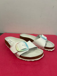 White Single Strap Birks