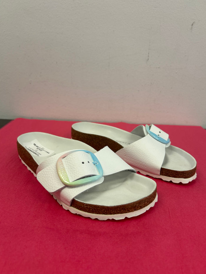 White Single Strap Birks