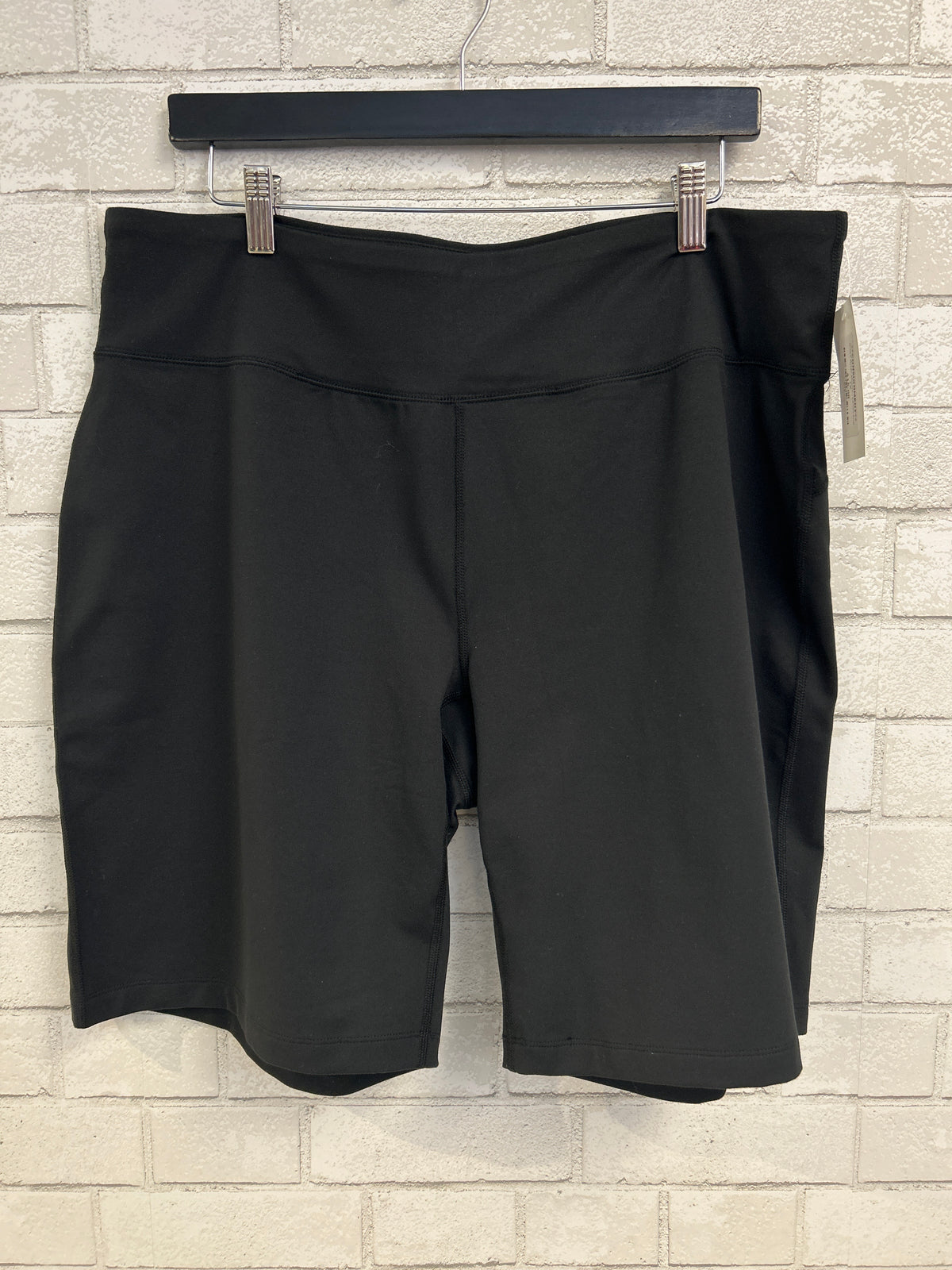 Black Biker Shorts - Lands End