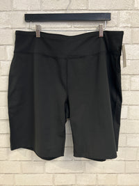 Black Biker Shorts - Lands End