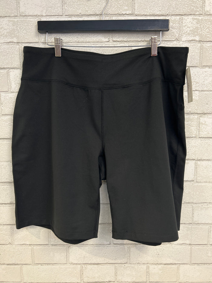 Black Biker Shorts - Lands End