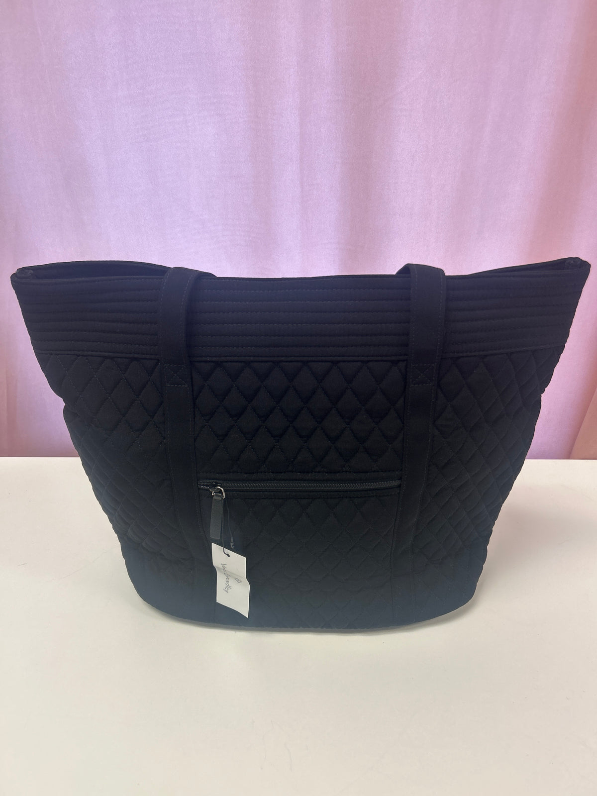 Black Quilted Classic Tote - Vera Bradley