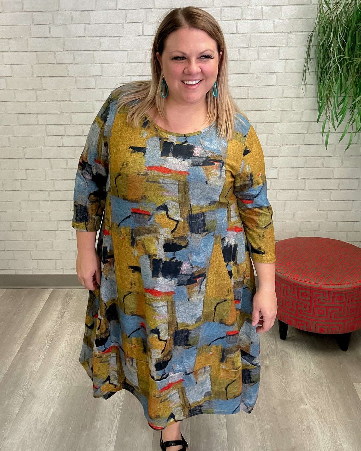 Fleece Lantern Dress
