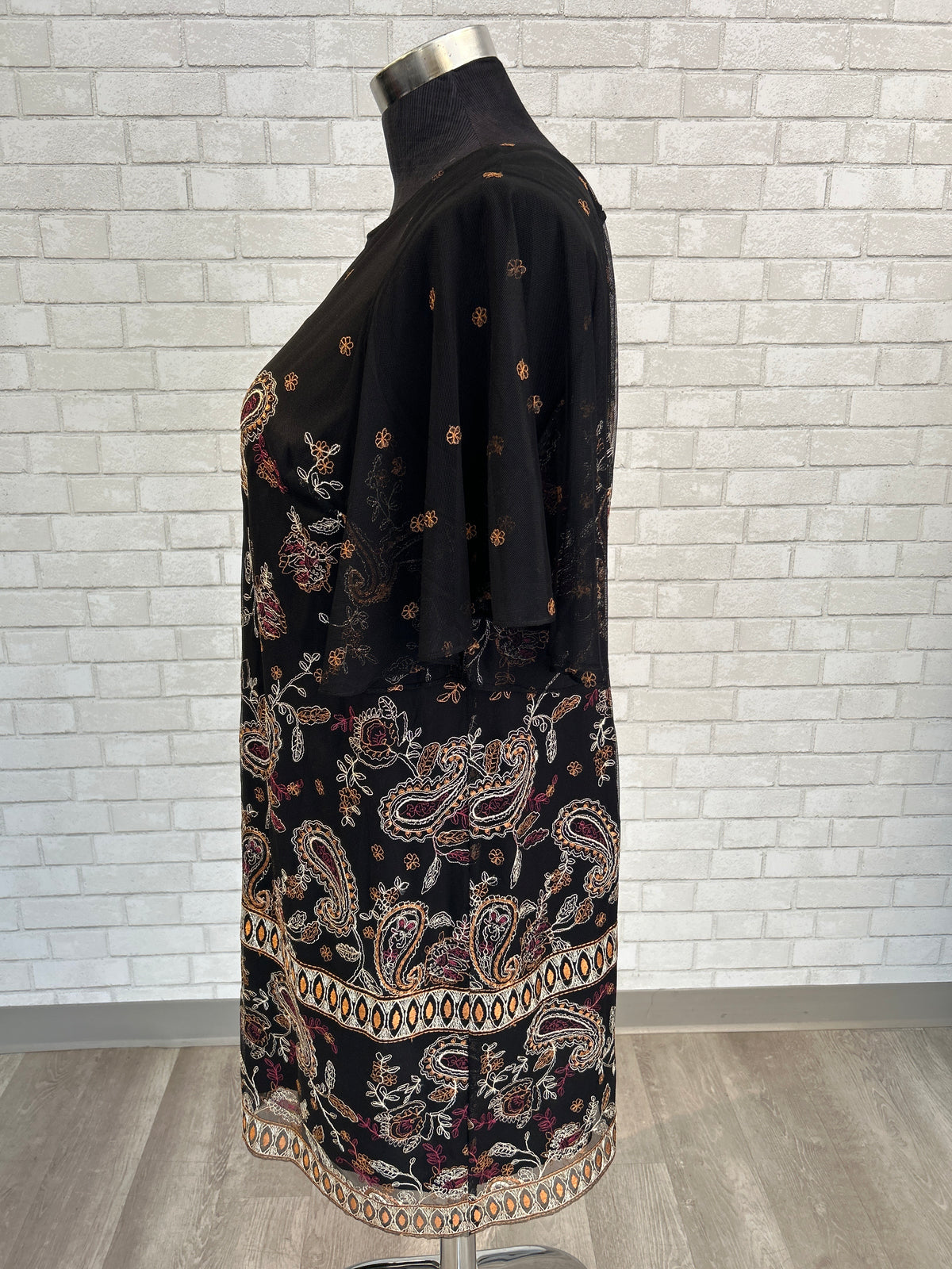 Adrianna Papell Embroidered Dress