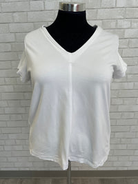 V-Neck Center Seam Tee - J.Jill
