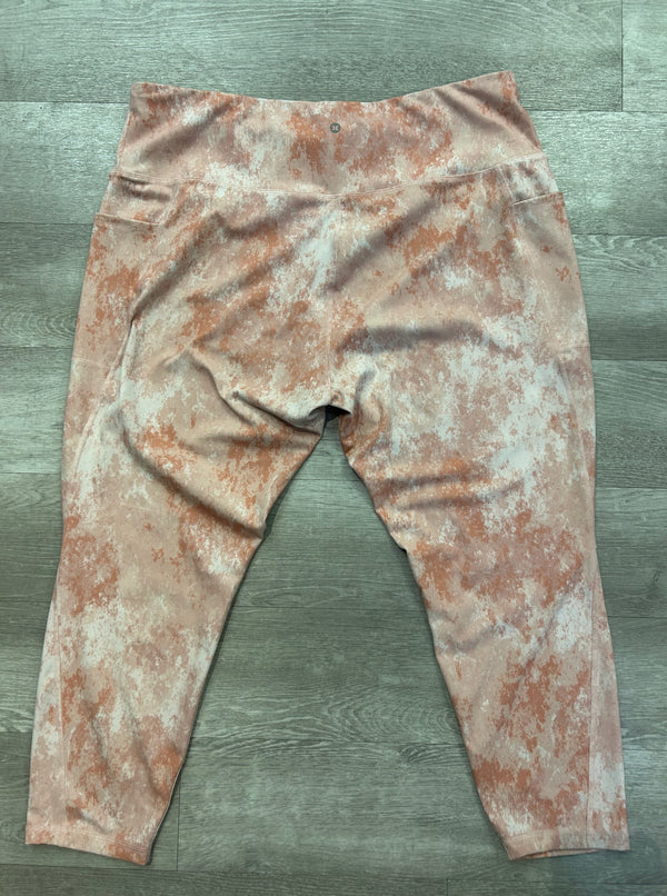 Peach Tie Dye Pocket Leggings - RBX