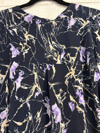Navy Print Lizzy Top (NWT) - Dear Scarlett