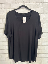 Black Bamboo T-Shirt - Blue Sky