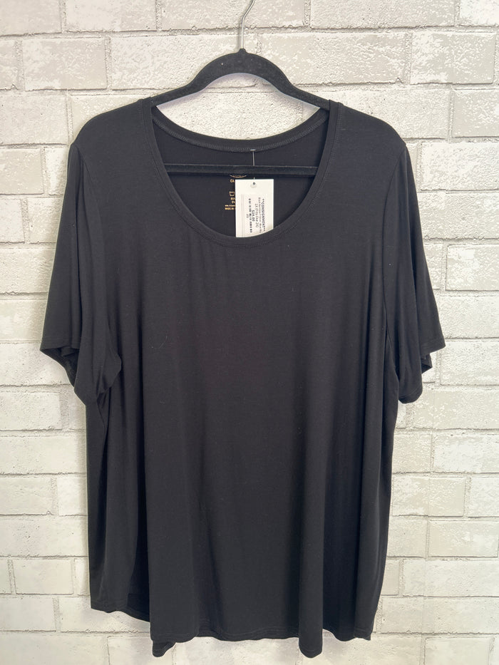 Black Bamboo T-Shirt - Blue Sky