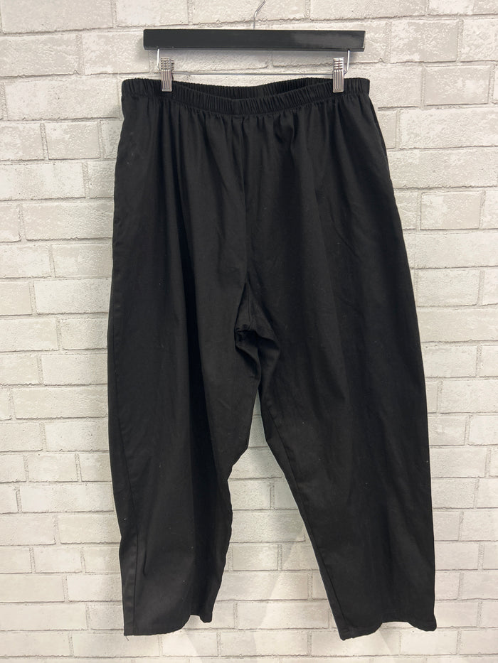 Elastic Waist Pant - Black - MIB