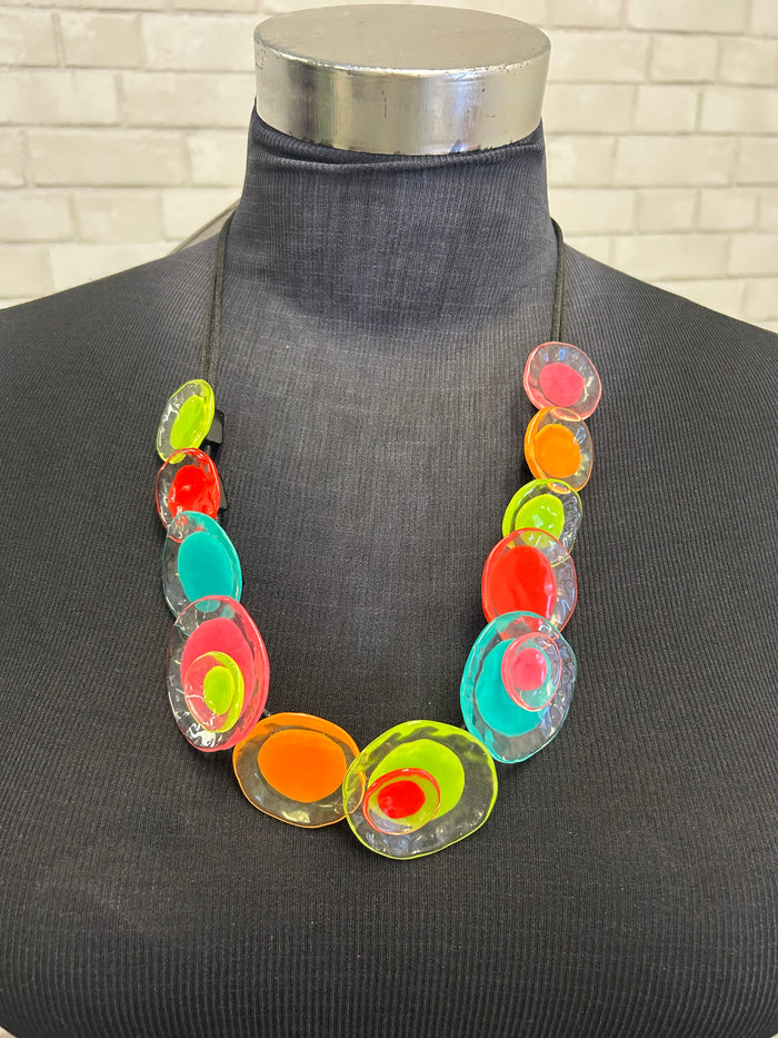 Multi Disc Necklace