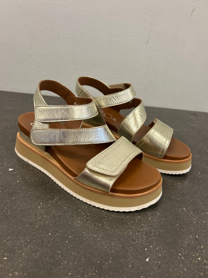 Metallic Ara Sandal