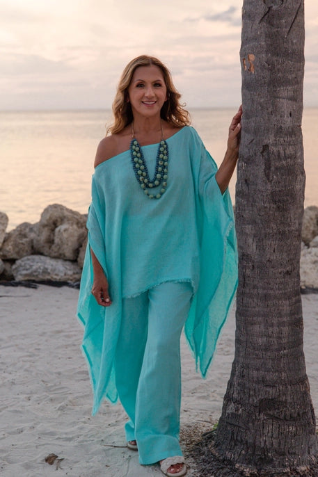 Molly Necklace | Celeste/Biscayne Bay