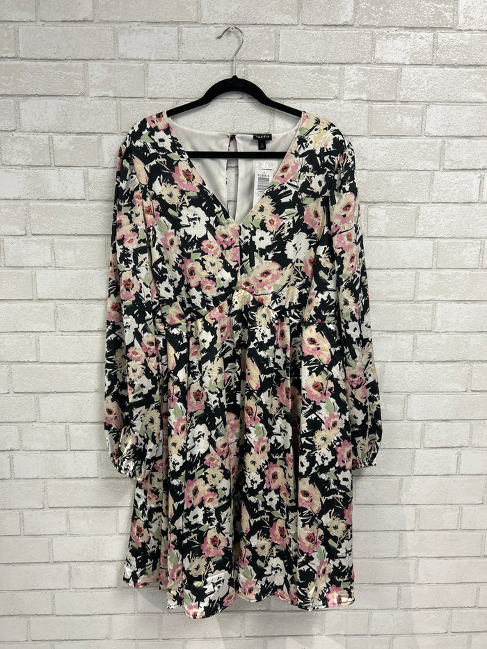 Floral V-Neck Dress - Torrid