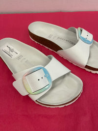White Single Strap Birks