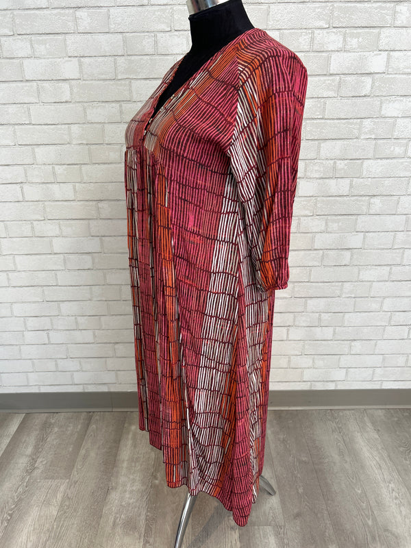 Line Print Dress - Ozai N Ku